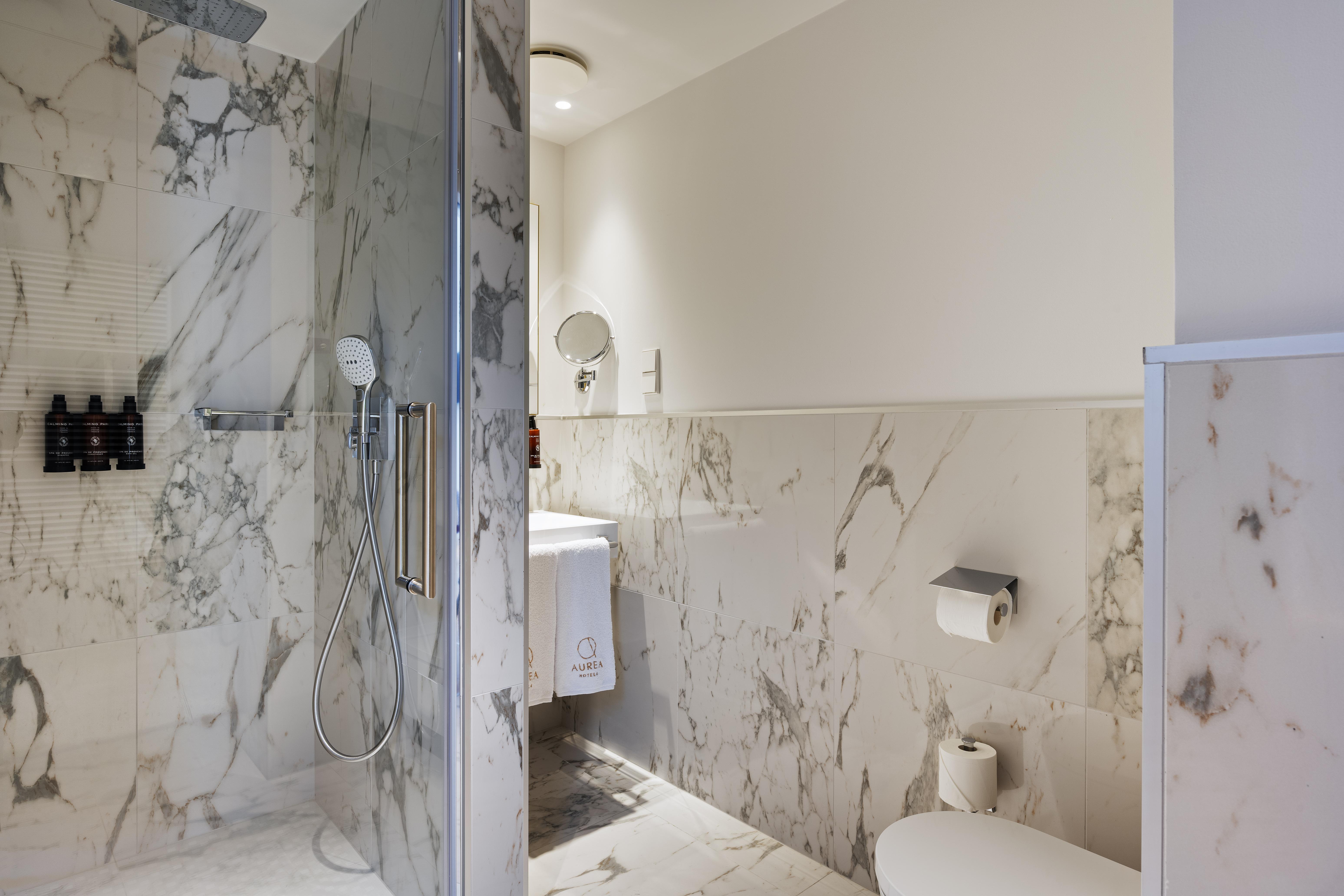 Aurea Ana Palace By Eurostars Hotel Company بودابست المظهر الخارجي الصورة Bathroom