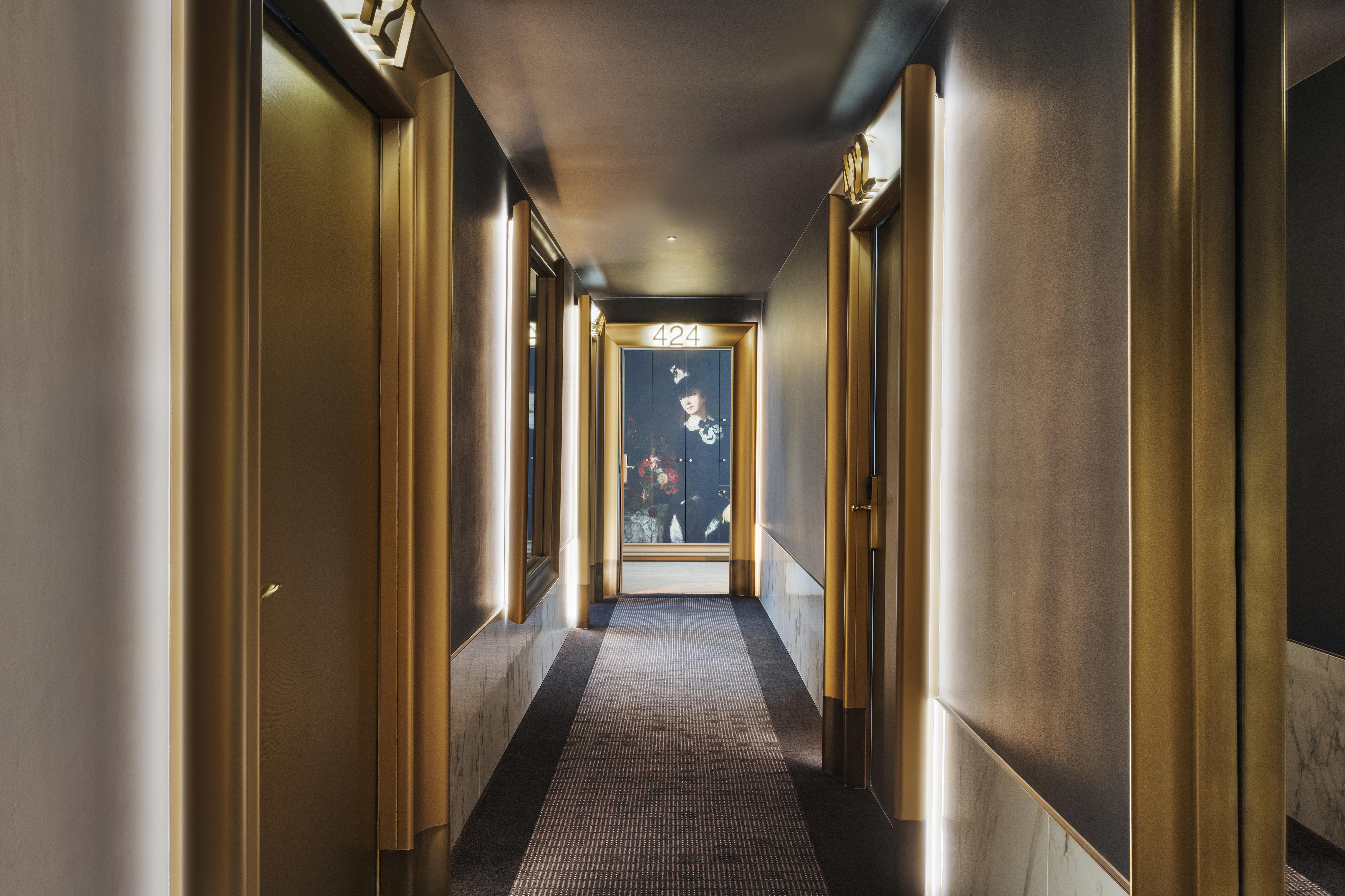 Aurea Ana Palace By Eurostars Hotel Company بودابست المظهر الخارجي الصورة Corridor